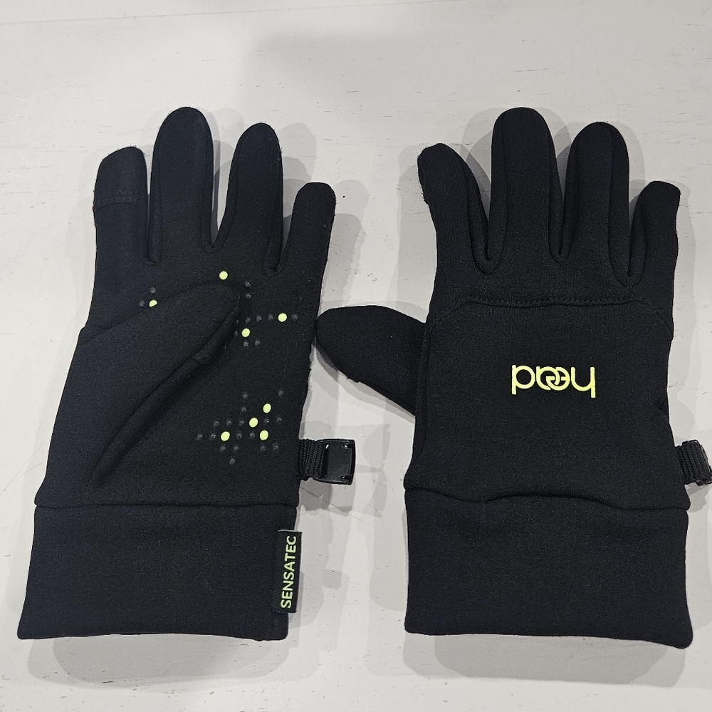 Head Neon and Black Youth Mittens. Insulated. Outdoor Accessories Touchscreen LG